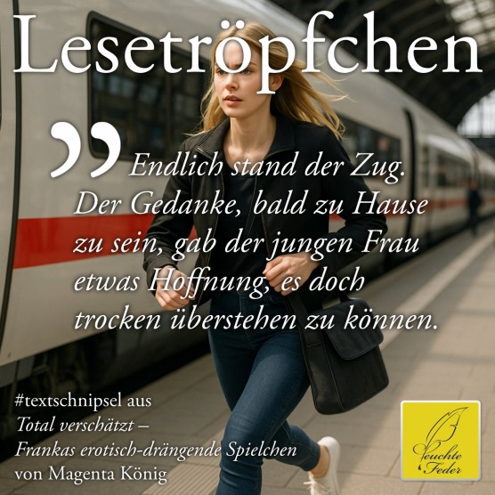 Total verschätzt: Je drängender ihre Blase sich meldete, desto erregter wurde sie.