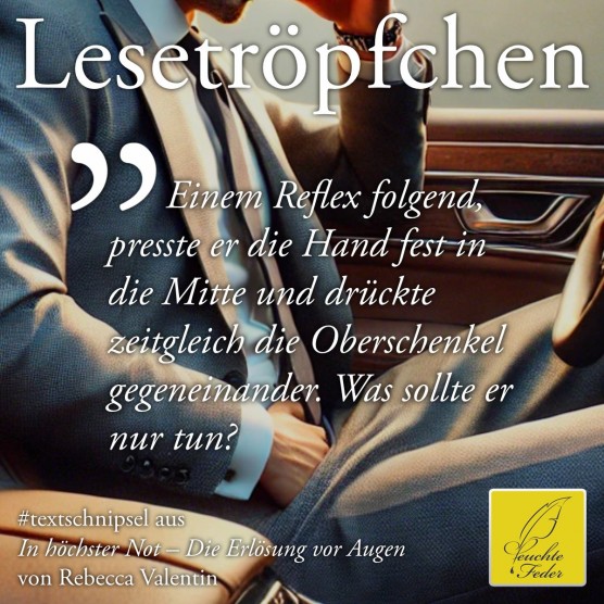 In höchster Not: Einem Reflex folgend, presste er die Hand fest in die Mitte. Was sollte er nur tun?