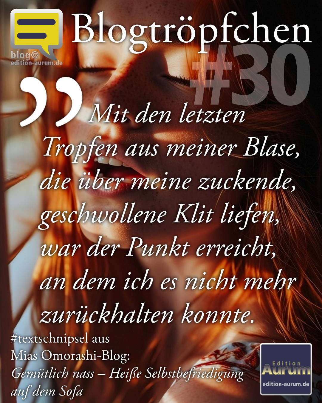 Mit den letzten Tropfen aus meiner Blase, die über meine zuckende, geschwollene Klit liefen, war der Punkt erreicht, an dem ich es nicht mehr zurückhalten konnte.