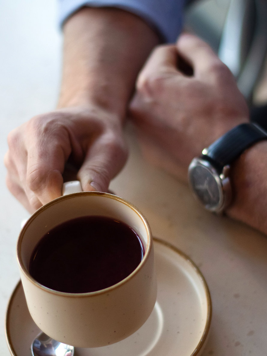 Volle Kaffeetasse