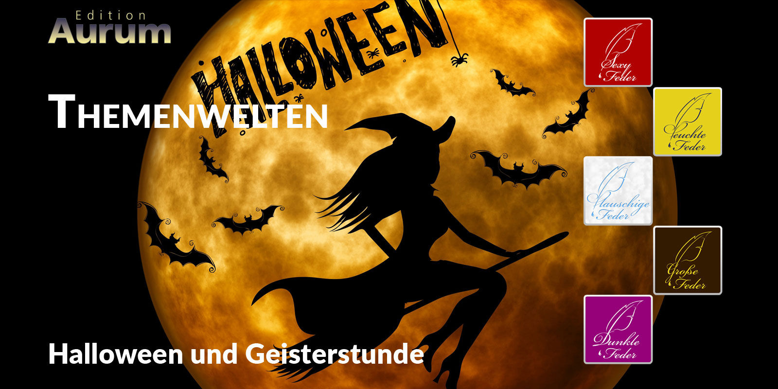 Link zur Themenwelt „Halloween und Geisterstunde“