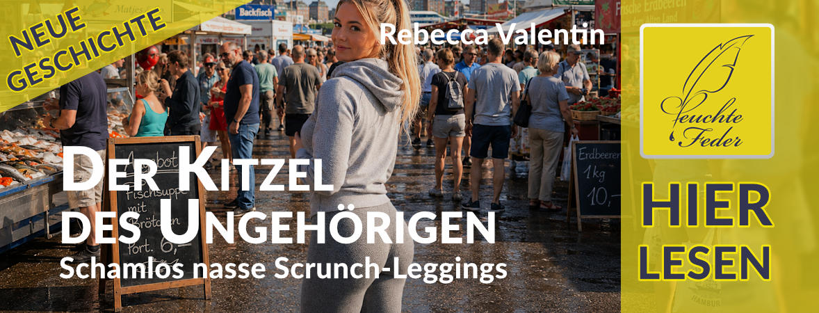 Neue Geschichte: Der Kitzel des Ungehörigen – Schamlos nasse Scrunch-Leggings